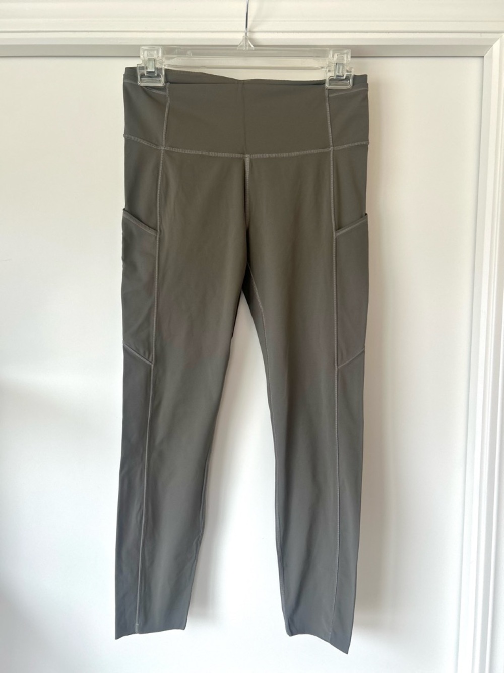 lululemon athletica Olive-Taupe High-Rise Pocket Leggings